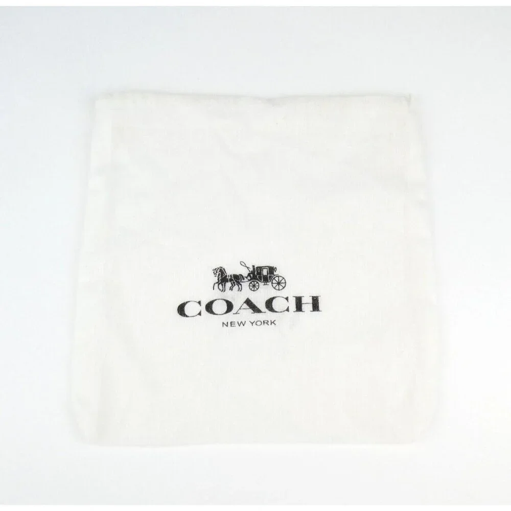 Coach Cotton Drawstring Jewelry Pouch